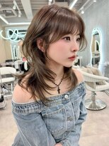グローアイヴィ 大宮(GLROW IVY)&nbsp;グレーブラウン似合わせカット/バタフライカット/ダークアッシュ