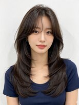 エイチ ウルフカット 大阪梅田(811)&nbsp;ミルクティーベージュショートボブシースルーマッシュパーマ50代