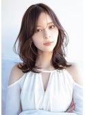 黄金比で小顔に見せる☆ひし形ミディアム