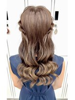 スタイル 横浜(STYLE) 結婚式お呼ばれヘアセット/ハーフサイドロープ/横浜駅