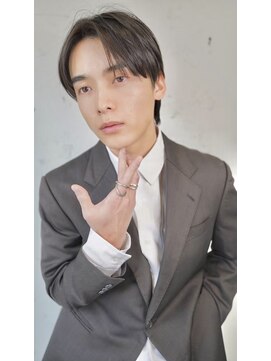 メイキー メンズ 本厚木(MA-IKI) 大人センターパートショート清潔感色気メンズヘア