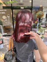 ハレケアヴェダ アンド ハレケエイト(HAREKE AVEDA&HAREKE 8)&nbsp;艶感たっぷり♪ワインレッド