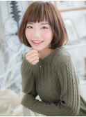 キュートボブで小顔見せ!a