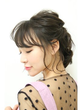 ダブル(W) パーティーヘアボブアレンジ