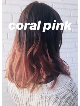 リタ ヘアメイク(Rita hair make) coral pink！！