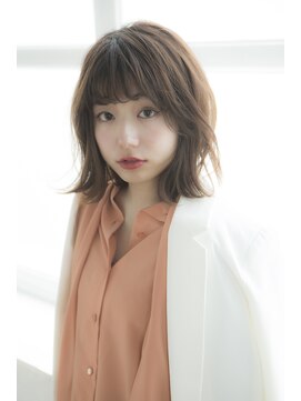 ミエルヘアーエスト 新宿店(mielhair est) 透明感カラーの外ハネボブ【新宿】