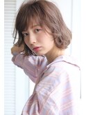 大人可愛い20代30代40代似合わせカットイメチェン流しバング