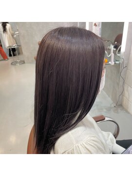 ヘアーメイクチック(HAIR MAKE CHiC) グレージュベージュカラーダブルカラー透明感カラーワンカラー