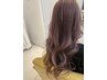 カット+透明感カラー(白髪染め可)￥11550～