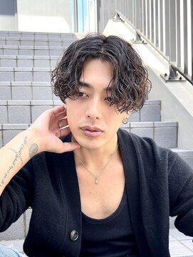 アソビ 表参道(ASOBI) 【最新版】波巻きパーマ　センターパート