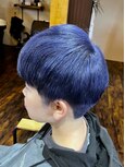 【ベリーショート】アメジストブルーカラー