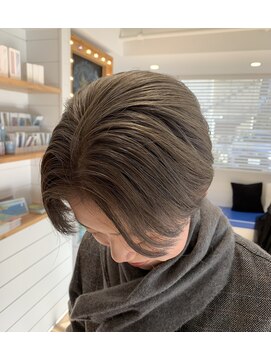 バズ(BUZZ) ハンサムショート×グレーベージュ＊ブルベ夏