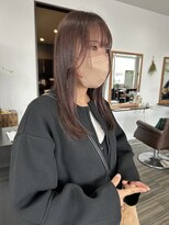 ヘアメイク エイト キリシマ(hair make No.8 kirishima)&nbsp;ラベンダーグレージュ　ラベンダーベージュ　ラベンダーブラウン
