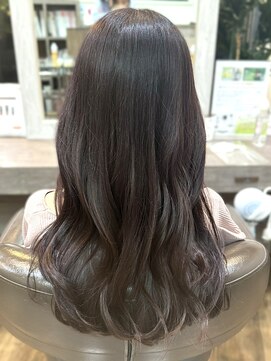 エクリュ 千葉(ecru) イルミナカラー/透明感バイオレット/美髪エアリーロング