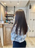 パープル系艶カラー