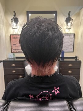 スカイマスターバーバー 渋谷(SKY MASTER BARBER) ウルフ×インナーカラー