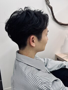 サロンドジョー(salon de joe) スパイキーショートパーマニュアンスパーマ 奥東 巧真