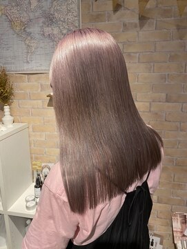 ブレス ヘアー clara店(Bless HAIR) 10代/20代/30代/艶髪/フルブリーチ/ラベンダーグレージュ