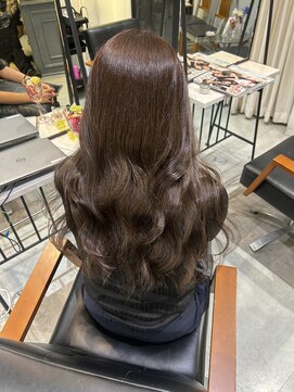 ネクストハラジュク(NEXT HARAJUKU) こなれミディ ウェーブパーマ  前髪【原宿/学割U24/髪質改善】