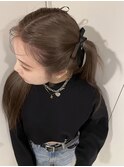 黒髪/ボブルフ/ネビージュ/小顔/ワンレン/梅田/髪質改善/前髪