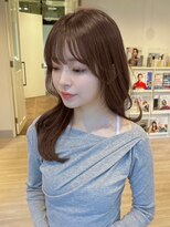 ユーフォリア 青山(Euphoria)&nbsp;20代30代寒色系カラーシースルーバンク艶感ストレート透明感