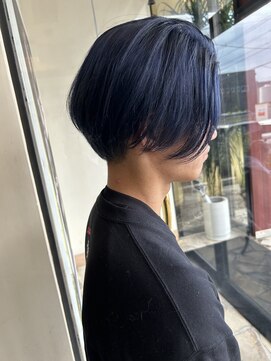 シャンプー ボーイ 宮崎柳丸店(SHAMPOO BOY) ブルー/ブリーチあり