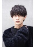 ソフトツイストパーマナチュラルマッシュパーマ刈り上げ　k