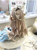 ヘアアレンジ/ティアラ