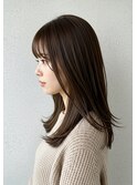 30代40代50代内巻きミディアム髪質改善酸性ストレート