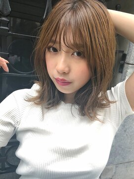 ロシェ 横浜店(loche) 小顔レイヤーミディアム×似合わせカット×メルティカラー[横浜]