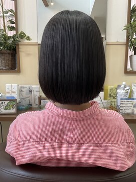 コアフィールフィス(COIFFURE fils) ミニボブ ショートボブ タッセルボブ 縮毛矯正