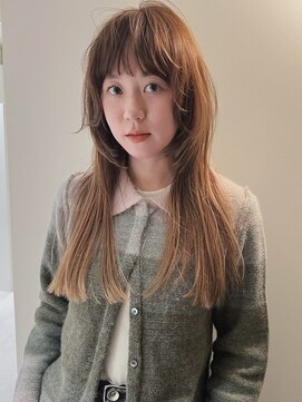 ユー セント(yew scent) オレンジブラウン×顔まわりレイヤー