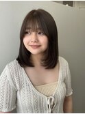 レイヤー　レイヤーカット　顔まわりレイヤー　髪質改善　カラー