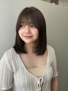 クレム 博多駅店(ChLem) レイヤー レイヤーカット 顔まわりレイヤー 髪質改善 カラー