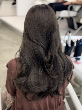 アイシー 表参道(ICY) 上品オリーブグレージュブリーチなしダブルカラー