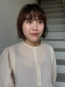 ハマモト ヤマ オオサカ(ハマモト Yama Osaka) 前髪パーマ