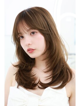 コア プラス 立川(COA PLUS) 韓国風レイヤーカット髪質改善ダブルカラーハッシュカット