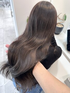 《ブリーチなしカラー》ラベンダーグレージュ