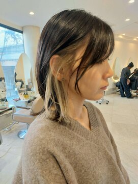 カムバイネオリーブ 溝の口店(Cam by neolive) ☆ウルフレイヤー・インナーカラー・ミルクティベージュ☆