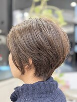 シュヴー 築地(CHEVEUX)&nbsp;明るい白髪染め/白髪ぼかし/丸みショート/40代/50代/60代/