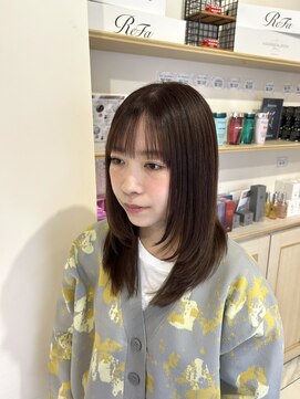 カペリベラ CapelliBella 香里園店 髪質改善カラー/ブラウンカラー/ベージュカラー/暖色カラー