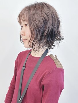 ラウンジ モリオ イケブクロ(Lounge MORIO Ikebukuro) ＊外ハネボブゆるふわパーマボブ大人ボブ顎ラインボブ30代40代