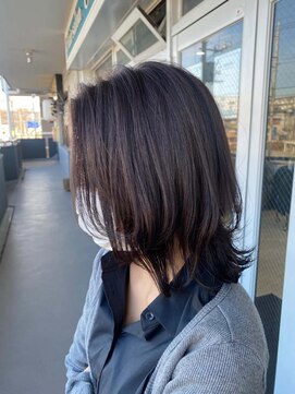 ワンクリエーション 愛甲石田店(ONEcreation) アンブレラカラー前髪クールショートイメチェン
