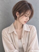 ラベルムバイエーケー(La Belleme by AK)&nbsp;丸みショート×ベージュブラウン