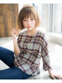 【小顔ヘア】艶っぽいラフなショート