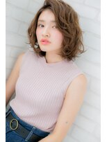 『ROMA』お洒落で可愛い！ナチュラルカールこなれミディアム