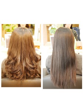 ヘアサロン ササ(hair salon sasa) ストレートカールで作るふんわりパーマスタイル