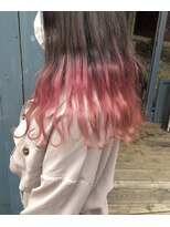 マギーヘア(magiy hair)&nbsp;ピンクグラデーション［magiyhair西部笑］