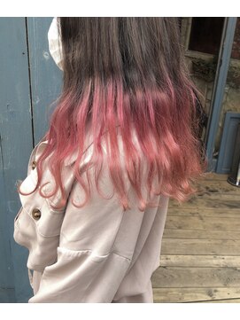 マギーヘア(magiy hair) ピンクグラデーション［magiyhair西部笑］