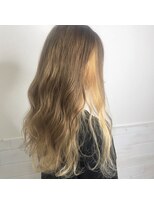 ルシア 東三国店(hair and make lucia)&nbsp;ロング×インナーホワイトアッシュ